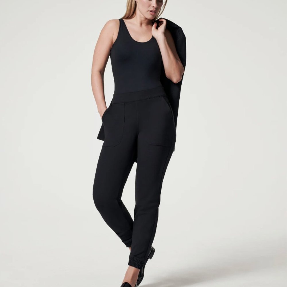 Spanx brand The Perfect Pant, Jogger, Color: Black, Size: 2X